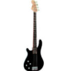 VISION BASGITAAR JB 8 ZWART LEFTY